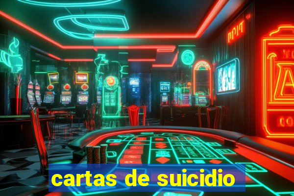 cartas de suicidio